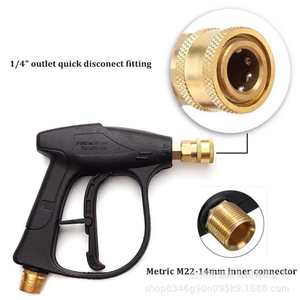 High Pressure <b>Foam</b> <b>Spray</b> <b>Gun</b> Set With Multi Nozzle Copper Head For Farm Disinfection And Car Wash - Product Image 2