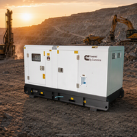 Groupe électrogène diesel silencieux 60Hz 50kW 63kVA à faible bruit, insonorisé, générateur industriel, alimentation de secours pour usage domestique et commercial