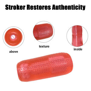 Masturbateurs rouges, option de masturbation pour le plaisir masculin, jouets sexuels pour hommes - Product Image 4