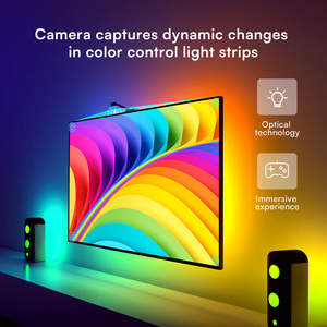 Daybetter 12.5ft Smart App Control IP20 LED Strip <b>Lights</b> with Music Sync & Dimmable for 55-65" TV Background PVC Material - Product Image 4
