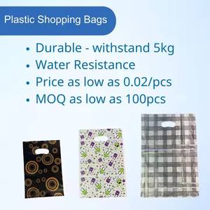 Sac d'emballage personnalisé en polyéthylène HDPE pour vêtements et sacs en plastique transparent à emporter avec poignées - Product Image 5