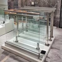 CBMmart – Colonne de fixation en acier inoxydable pour balustrade d'escalier et main courante en verre, idéale pour villas modernes, avec garantie de 5 ans