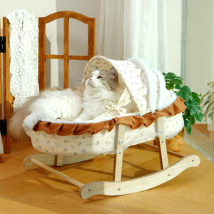 Evcil Hayvanlar için Lüks, Üst Düzey Prenses Yatağı, Kediler ve Köpekler için Prenses Tasarımlı Evcil Hayvan Evi, Beşikli Evcil Hayvan Taşıyıcısı - Product Image 2