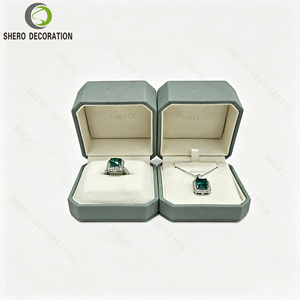 Custom Octagonal PU Leather <b>Jewelry</b> Gift Box Multi‑use Ring Pendant Earring Storage Box Jewellery <b>Packaging</b> Box - Product Image 4