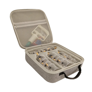 <span class=keywords><strong>Set</strong></span> bekam EVA portabel, wadah <span class=keywords><strong>Set</strong></span> bekam kaca vakum titik akupuntur Cina profesional, alat terapi bekam tas penyimpanan - Product Image 5