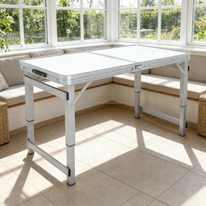 Juego de Mesa y Sillas Plegables Portátiles e Impermeables para Acampar, Muebles Ligeros para Exteriores, para Senderismo, Playa, Barbacoa, Viajes, Hotel - Product Image 1