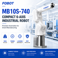 Bras robotisé industriel FOBOT à 6 axes, charge utile de 10 kg, haute précision, manipulation et assemblage, solution d'automatisation d'usine intelligente