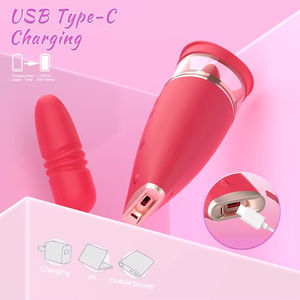 Potente Vibrador de Lengua con Vibración y Succión para el Punto G, Estimulador de Clítoris y Sexo Oral, Juguete Sexual OEM ODM en Caja para Mujeres - Product Image 4