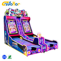 Machine de jeu de bowling professionnelle à monnayeur en métal G-Honor, simulateur d'arcade vidéo à double piste, avec système de tickets et de récompenses, pour centre commercial, 110/220V
