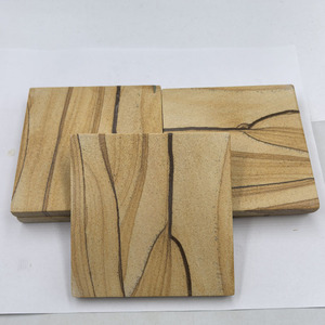 Posavasos cuadrado de madera de 10x10 cm, color madera natural, duradero, aislante del calor, antiescaldante, para protección de bebidas - Product Image 2