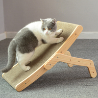 Grattoir anti-griffes pour chat en bois, planche à gratter pour chat, lit 3 en 1, tapis vertical pour chat, jouets pour chat, grattoir à ongles, tapis d'entraînement pour griffes