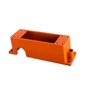 Caja de conexiones resistente industrial del conector de poder del color anaranjado de WZUMER para el corredor caliente