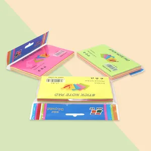 Factory good quality colorful customized student office supplies cute magnetic iron post notes clear post notes