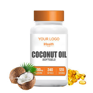 Capsules de gel mou d'huile de noix de coco de qualité supérieure 2000 mg, formule à absorption élevée pour le soutien immunitaire des adultes - Emballage personnalisé, approvisionnement en vrac - Product Image 1