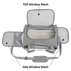 Tas punggung hewan peliharaan, ransel pembawa kucing peliharaan, tas hewan peliharaan, kunci, ritsleting keamanan portabel, tas bersirkulasi - Product Image 3