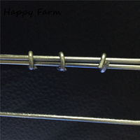 Outil de fixation pour élevage avicole, agrafe en M, attaches pour cages d'animaux (poulets, canards, oiseaux, chiens)