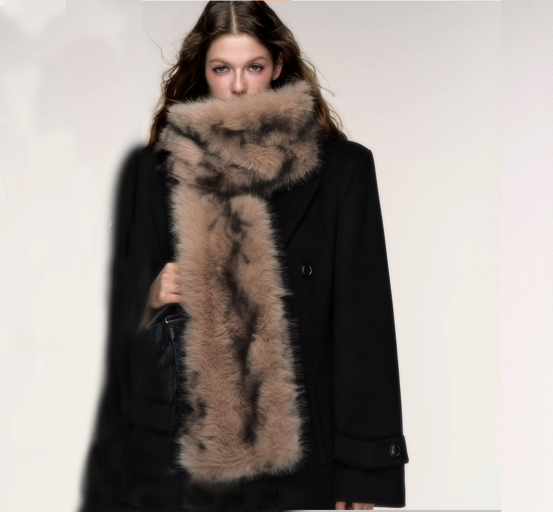 Verified Supplier Black Fox Fur Shawl Wholesale Winter Tail Design |  Alibaba.com