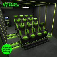 Théâtre de la cabine 5d de simulateur de cinéma du parc d'attractions 7d d'équipement de cinéma du simulateur 9d de la réalité virtuelle 7d