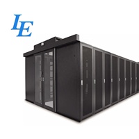 Armoire de serveur modulaire LE 42U pour centre de données, en acier laminé à froid SPCC personnalisé, conforme à la norme IEC297-2, armoire de serveur réseau intégrée