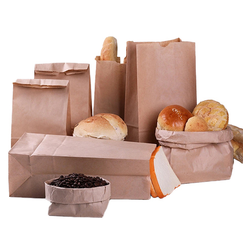 Food Togo Bags Fast Food Paper Bag High Quality Waterproof Paper Bag
