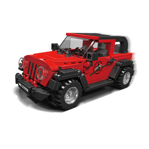 Yuxing 27058 Wrangler Lắp ráp khối xây dựng đồ chơi off-road xe mô hình tám khung xe cho nam giới nhỏ hạt nhựa - Product Image 1