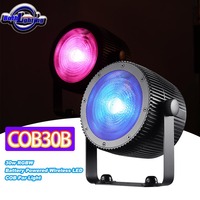 Projecteur LED sans fil rechargeable Bothlighting 30W à batterie pour soirées disco et éclairage de scène