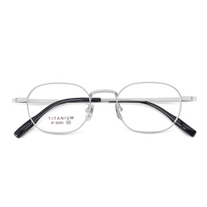 Montures de lunettes en titane pur, rectangulaires, monture complète, légères, 6045, unisexe, origine Danyang - Product Image 3