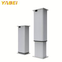 Columnas de Elevación de 2 Etapas, Eléctricas, de Alta Velocidad, para Mesa Ajustable, Kit de 4 Piezas
