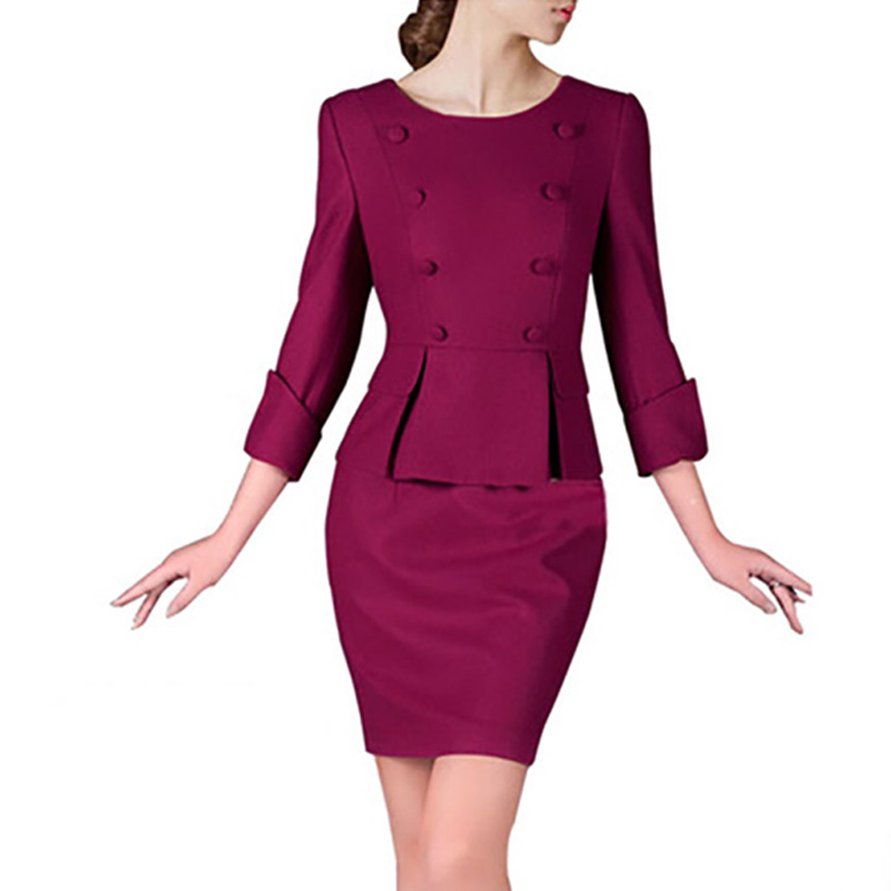 Encuentre el mejor fabricante de traje sastre para mujer con falda y traje  sastre para mujer con falda para el mercado de hablantes de spanish en  alibaba.com