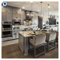 Armoire de cuisine pratique pour les cuisines quotidiennes avec un rangement efficace et une construction de qualité