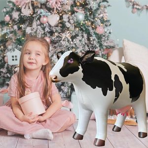 Juguete de Peluche Inflable de Vaca para Niños, Material de PVC Impermeable, Plegable y Portátil, Decoración del Hogar, Regalo Perfecto para la Familia y las Fiestas - Product Image 2