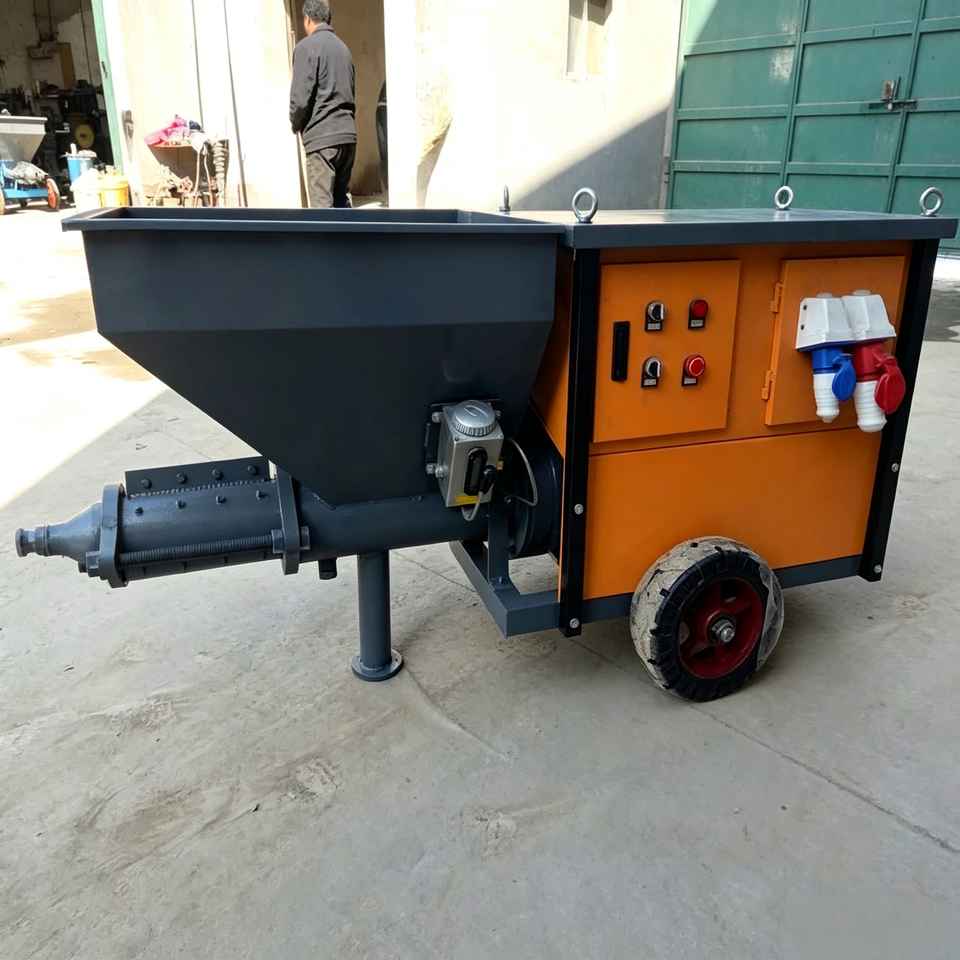 Construction Wall Plastering Machine Cement Gypsum Putty Spraying ...