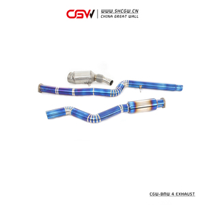 CGW Latest Design High Quality Active <strong>Sound</strong> Titanium Exhaust <strong>Muffler</strong> <strong>Tip</strong> for BMW 420 428 425 430 F32 F33 G22 Catback - Product Image 4