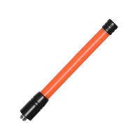 Antenne radio bidirectionnelle VHF 11,5 cm 1,8 dBi 10 W, résistante aux chutes, longue portée 50 BNC, courte, pour radios 136-174 MHz, talkie-walkie