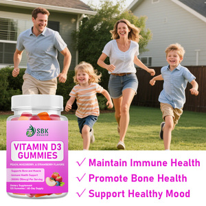 Private Label Vitamin D3 Gummies with Total Carbohydrate Powerful Body Cleanse Support Healthy Mood Promote Bone Health Gummies - Product Image 6
