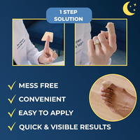 Patch réparateur d'ongles multi-usages adoucit les ongles épais humidifiés prévient l'infection fongique traite les champignons des ongles
