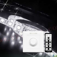 Variateur LED rotatif à 3 canaux haute intensité avec commande manuelle par bouton et affichage numérique pour éclairage à tension constante haute puissance