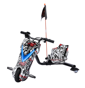 Tricycle électrique à dérive 250W Roue moteur de 8 pouces Haut-parleur Bluetooth Voiture à pédales pour enfants Jouet populaire <span class=keywords><strong>Scooter</strong></span> à dérive pour enfants - Product Image 1