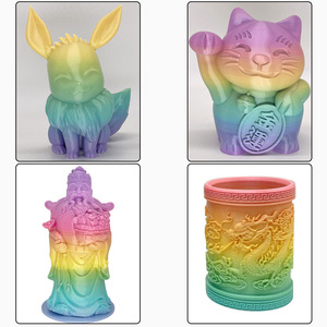 3DSWAY <b>PLA</b> Rainbow Gradient <b>Filament</b> 1.75mm 1kg For 3D Printing - Product Image 1