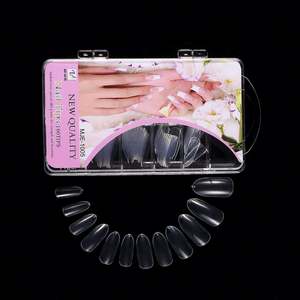 Gran oferta, herramientas para decoración <span class=keywords><strong>de</strong></span> uñas, prensa sobre uñas, estilo <span class=keywords><strong>de</strong></span> <span class=keywords><strong>Ballet</strong></span> largo, uñas artificiales ABS falsas, cubierta completa, <span class=keywords><strong>puntas</strong></span> <span class=keywords><strong>de</strong></span> uñas para mujer, 100 Uds. - Product Image 3