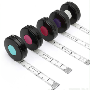 60-Inch 1.5 Meter Zachte En Intrekbare <span class=keywords><strong>Tape</strong></span> Body Kleermaker Naaien Ambachtelijke Doek Dieettape Meet Met Logo Op Maat