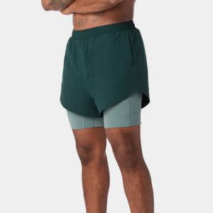 Manufacturer High Quality Hidden Pockets Custom Gym Summer Running 2 in 1 <b>Lightweight</b> Men's <b>Cargo</b> <b>Shorts</b> - Product Image 2