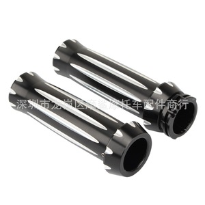 Poignée d'accélérateur de moto Moshark, 15 cm, en aluminium noir, pour Harley Davidson - Product Image 5