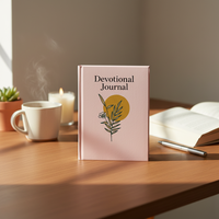 Diario Devocional Personalizado con Papel Decorativo en Relieve, Diario de Manifestación, Reflexión Espiritual, Planificador de Escrituras, Tapa Dura A5
