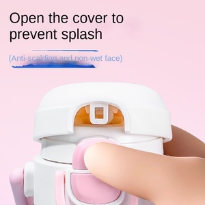 Capibala ถ้วยสแตนเลสเก็บความร้อนความจุสูงแบบพกพาได้, 316หลอดดูดสุญญากาศสองชั้นดีไซน์การ์ตูนสำหรับนักเรียน - Product Image 2