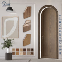 Chine Top Usine Personnalisé Portes Intérieures En Bois Arquées Portes Intérieures Rondes Villa De Luxe Maison Portes Intérieures Arquées Prémontées