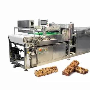 Machine à extrusion de barres de protéines, chocolat, fruits, arachide, bonbons, céréales, avec Cutter, prix bas