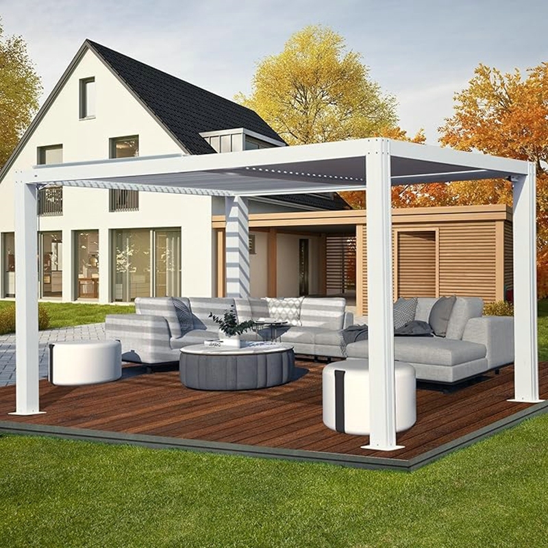 Adjustable Aluminum Pergola Gazebo 3x4 Design
