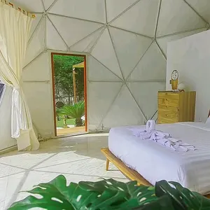 Mingyue Tipi Yurt Glamping Luxe Koepel Tent Te Koop Resorts 3M 5M 6M Canvas Bel Glamping Tent