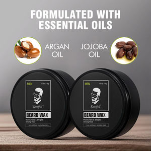 แว็กซ์บำรุงเคราสำหรับผู้ชาย สูตรจา<span class=keywords><strong>ก</strong></span>พืช ผสมน้ำมันอาร์แ<span class=keywords><strong>ก</strong></span>นและโจโจ้บา ราคาขายส่ง - Product Image 2